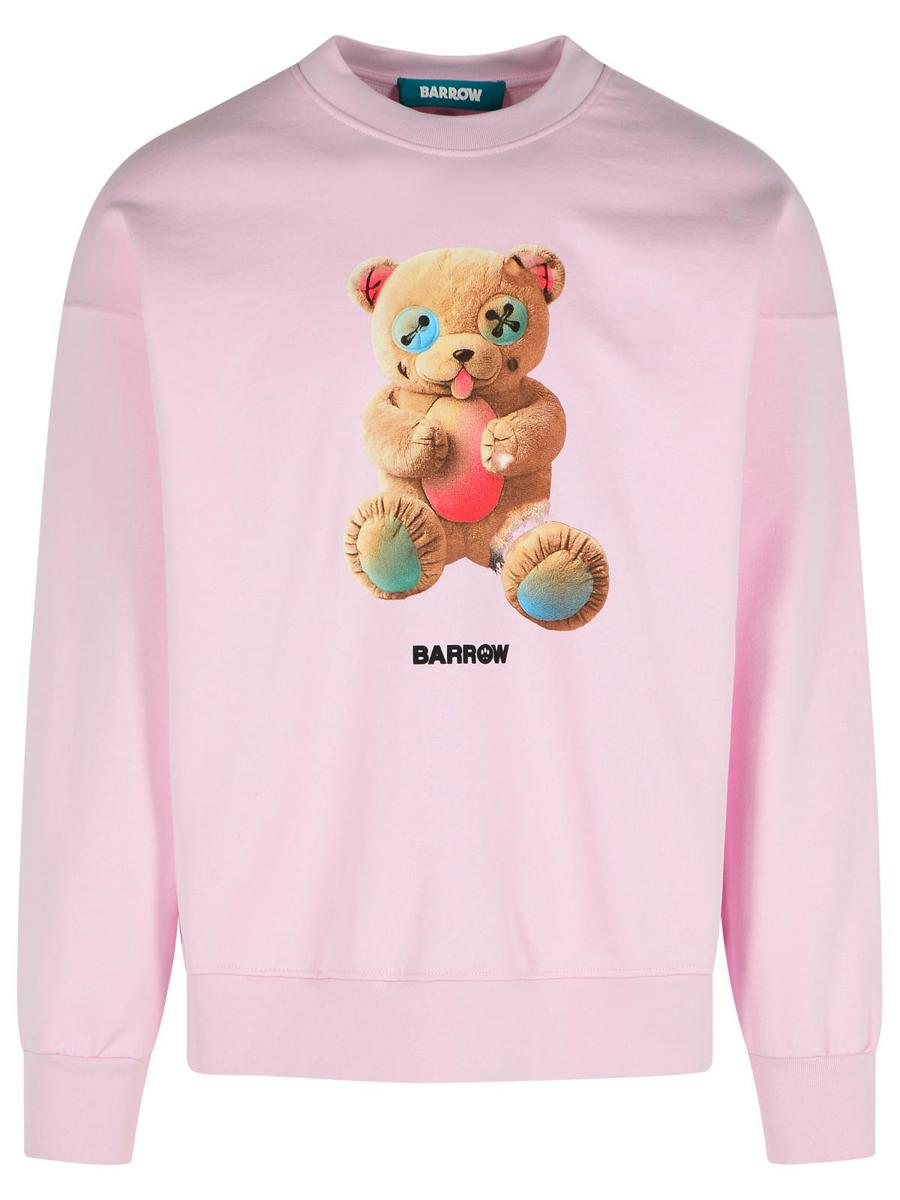 Sweatshirt aus Baumwolle in Rosa von Barrow