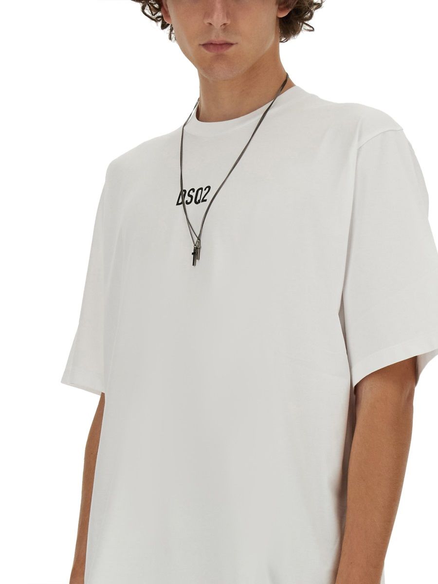 Dsquared2 „Dsq2“ Locker geschnittenes T-Shirt