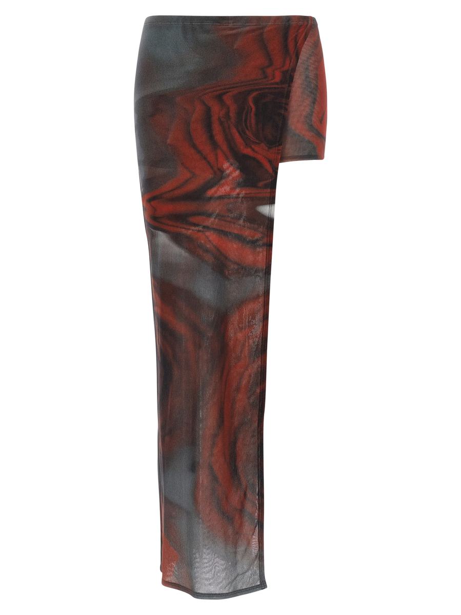 Jean Paul Gaultier „The Red Blurry Roses“ Skort