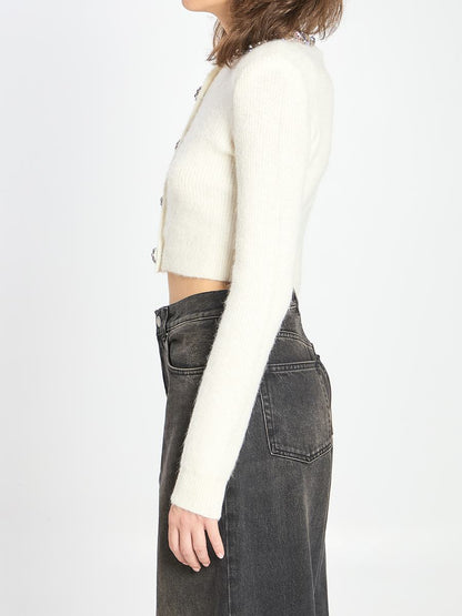 Strickjacke mit Verzierung