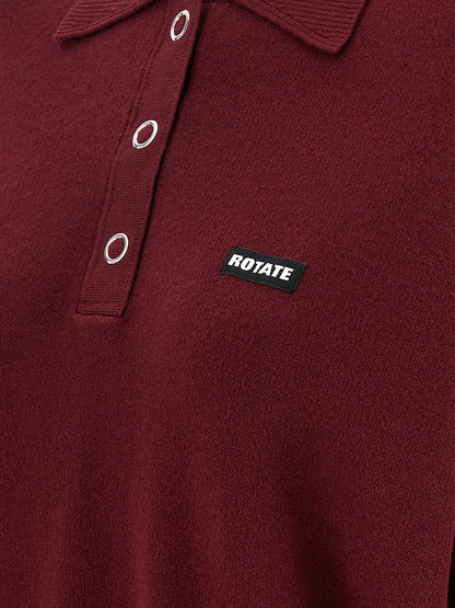 Rotate Birger Christensen – Slinky Knit – Poloshirt