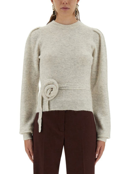 Rotate Birger Christensen – Netzstoff mit Blumendetail