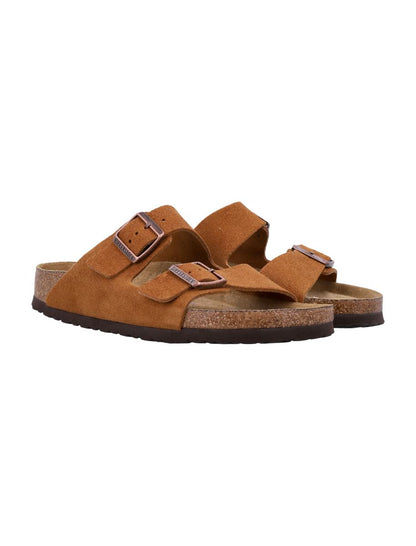 Birkenstock Wildleder Arizona Sandalen Nerzbraun