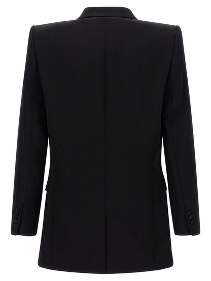 Balmain Blazer mit Blattstickerei
