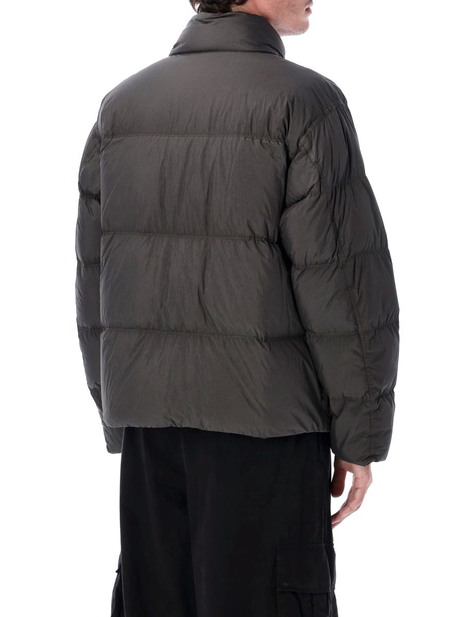 Stone Island Daunenjacke mit Crinkle-Effekt