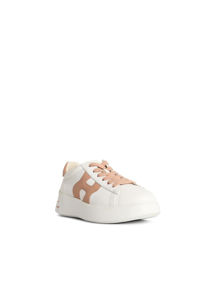Hogan „Rebel“ weiße Ledersneaker
