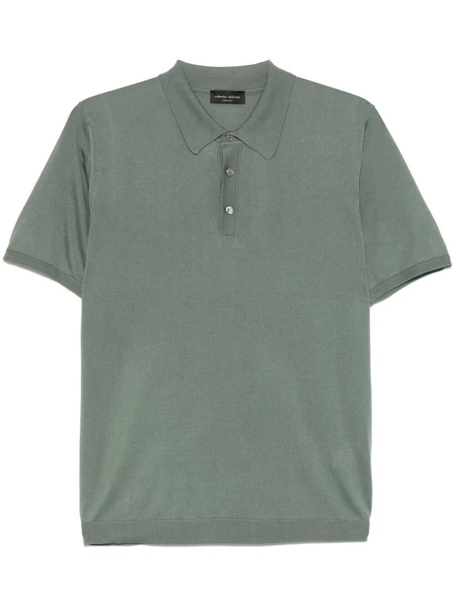 Roberto Collina Silk Lightweight Polo Shirt Kleidung