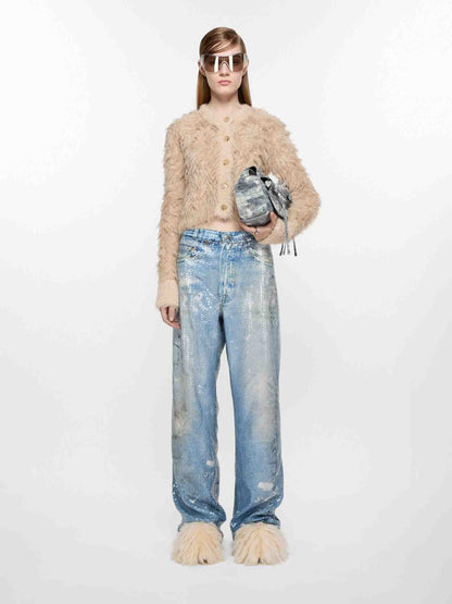 Acne Studios – Dirty Snow – Schultertasche