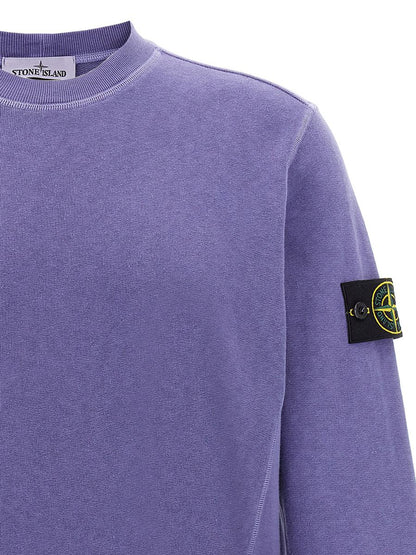 Sweatshirt mit Logo-Aufnäher von Stone Island