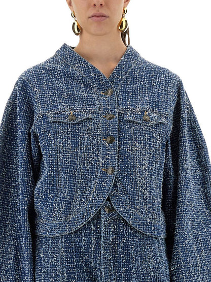 Rotate Birger Christensen Jacke mit runden Ärmeln
