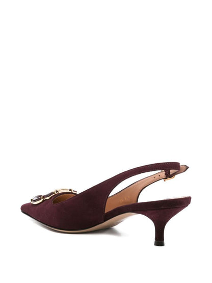 Salvatore Ferragamo Slingback-Pumps aus Leder