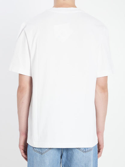 T-Shirt aus Grosgrain