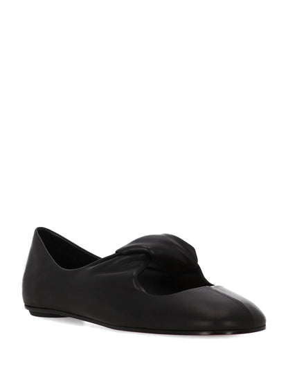 Alexander McQueen Ballerinas mit verdrehtem Detail