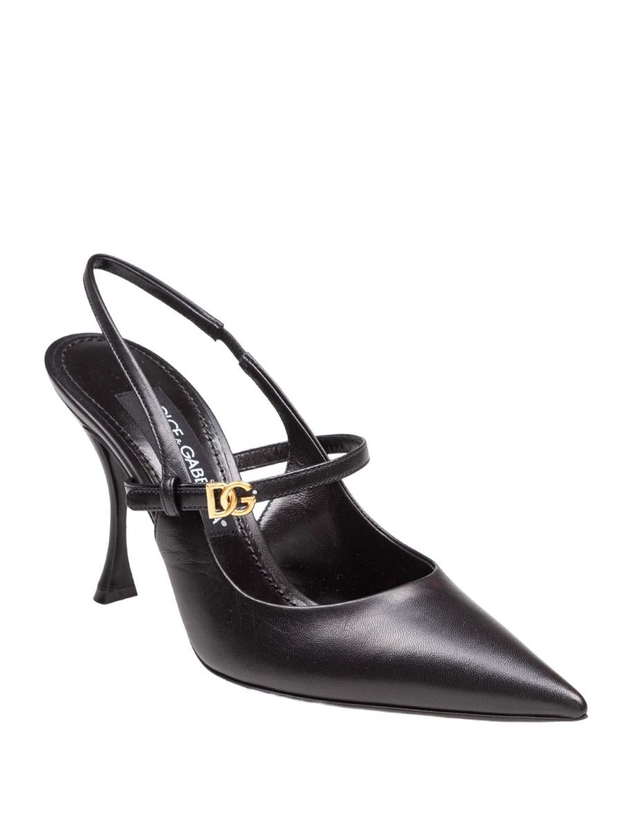 Dolce &amp; Gabbana Slingbacks aus Nappaleder
