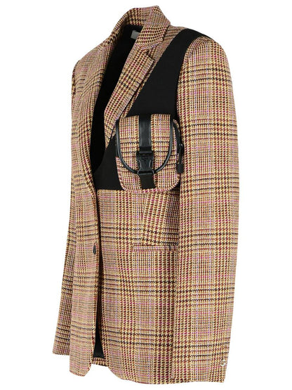 Mehrfarbiger Blazer aus Schurwolle von Coperni