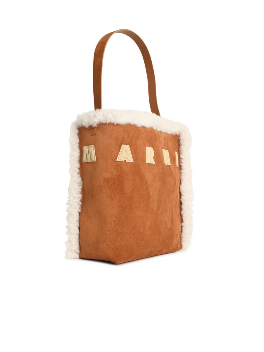 Marni „Museum“ braune Wildledertasche