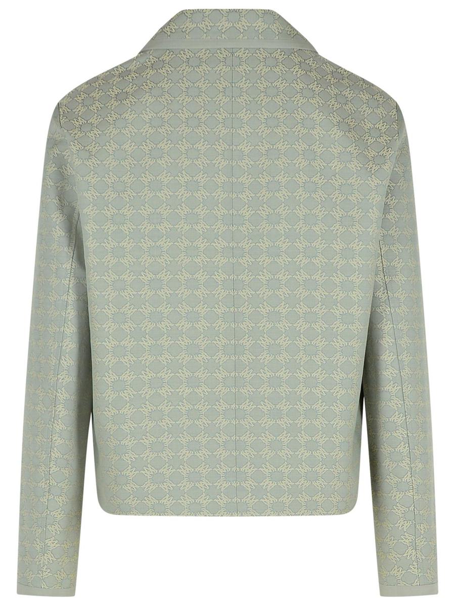 Amiri Hellblaue Jacke aus Baumwollmischung