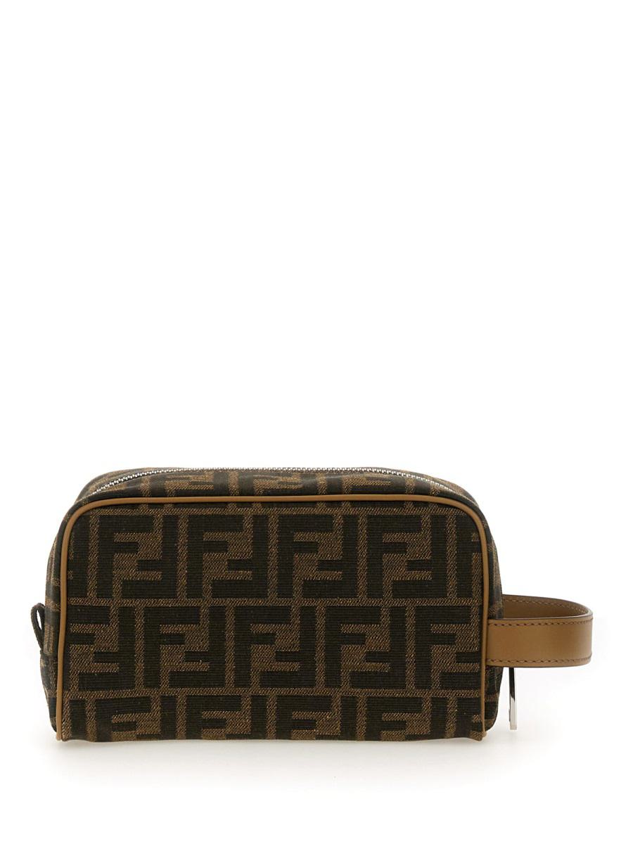 Fendi Beauty Case "Ff" Jacquard Klein