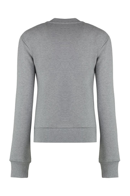 Sweatshirt aus bedruckter Baumwolle mit Gucci-Print