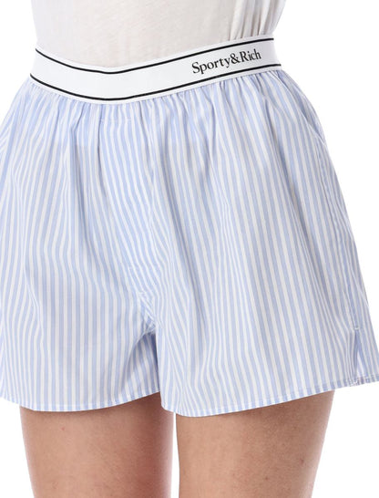 Sporty &amp; Rich Boxershorts mit Serifenlogo
