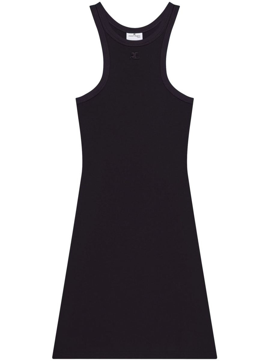 Courrèges Minikleid aus Scuba-Baumwolle