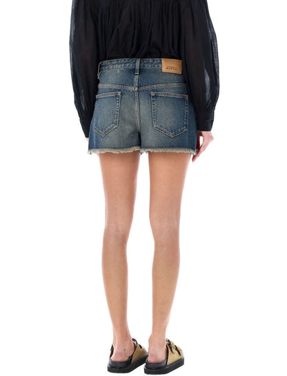 Isabel Marant Étoile Lesia Jeansshorts