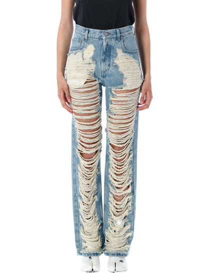 MM6 Maison Margiela Zerrissene Jeans