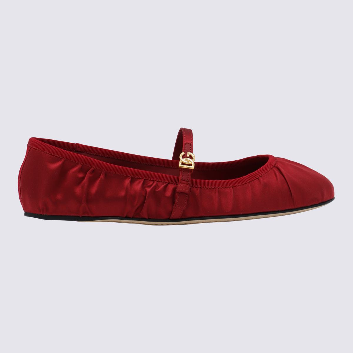 Rote Ballerinas von Dolce &amp; Gabbana