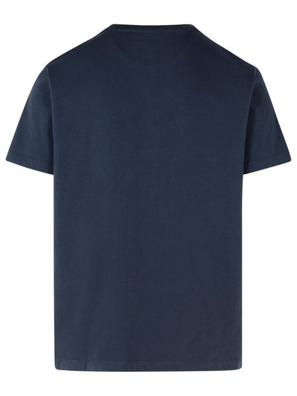 Etro Blaues Baumwoll-T-Shirt