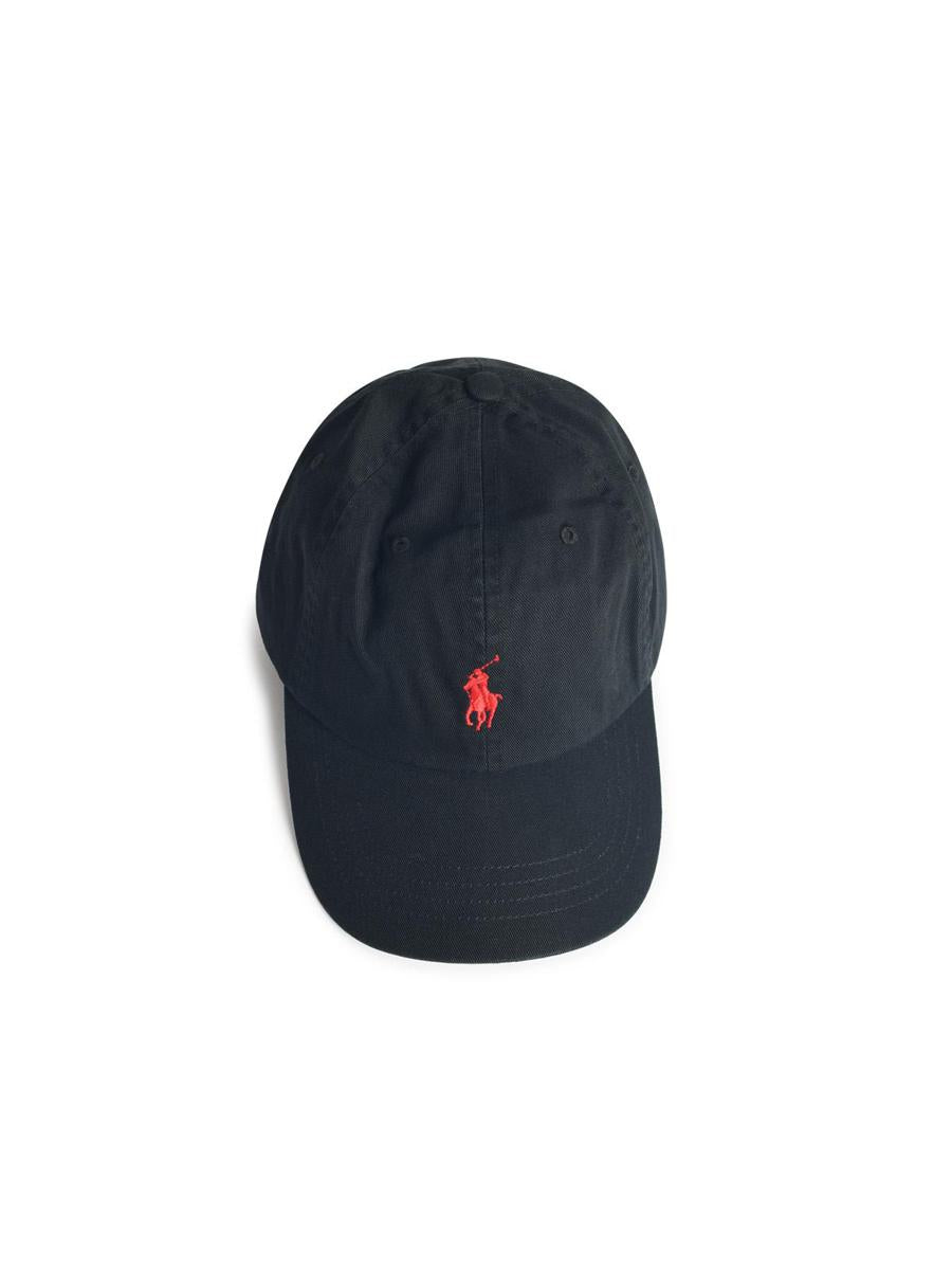 Polo Ralph Lauren – Schwarze Baumwollkappe