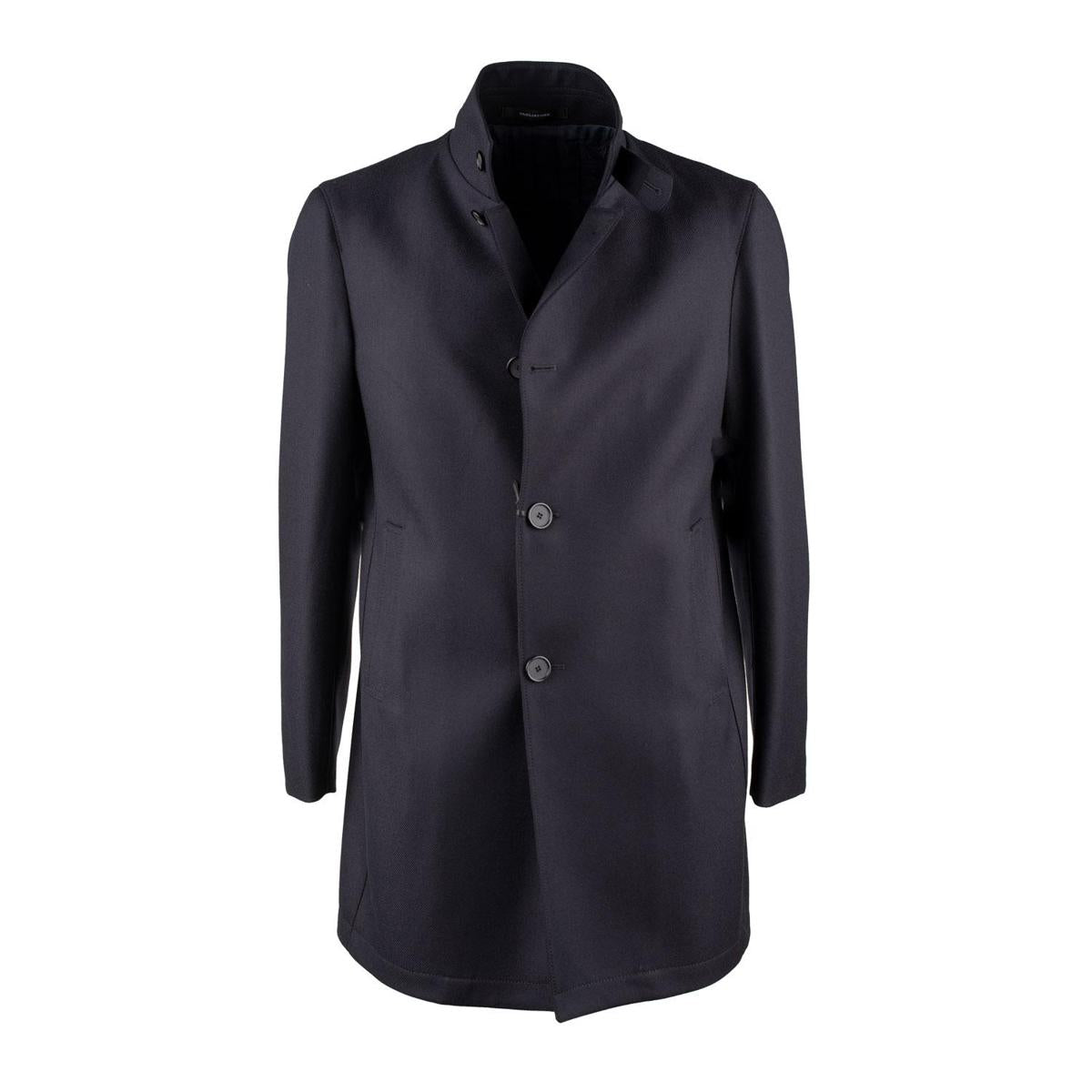 Tagliatore Blauer Wollmantel