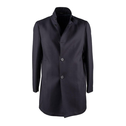Tagliatore Blauer Wollmantel