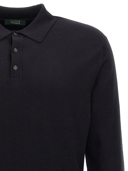 Zanone Woll-Poloshirt