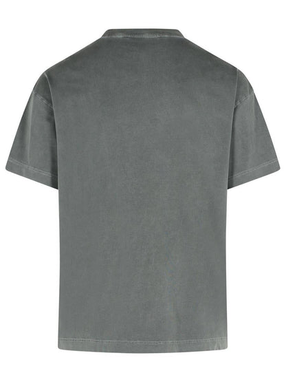 Graues Baumwoll-T-Shirt von Palm Angels