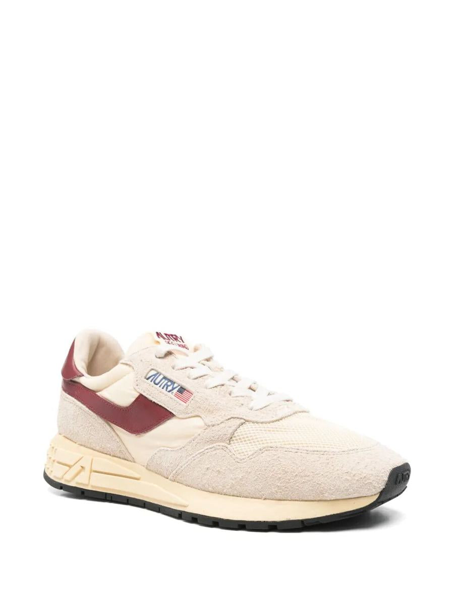 Autry „Reelwind Low“ Wildleder-Netz-Sneakers