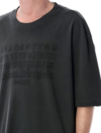 Maison Margiela T-Shirt mit gesticktem Logo