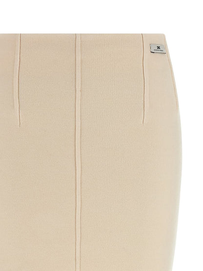 Elisabetta Franchi – Wollrock mit Stoffstich