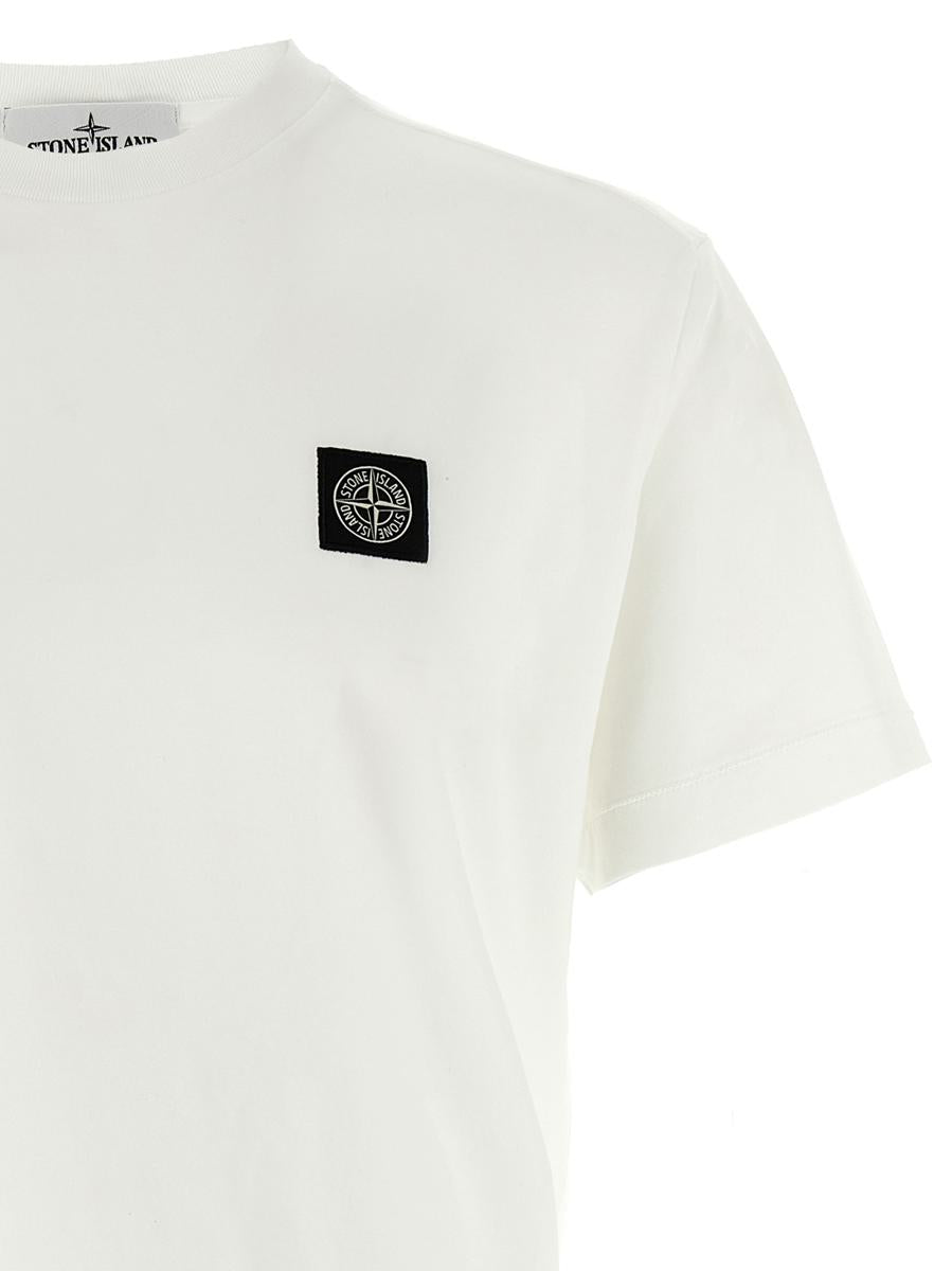 T-Shirt mit Logo-Patch von Stone Island