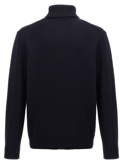 Zanone Pullover mit hohem Kragen