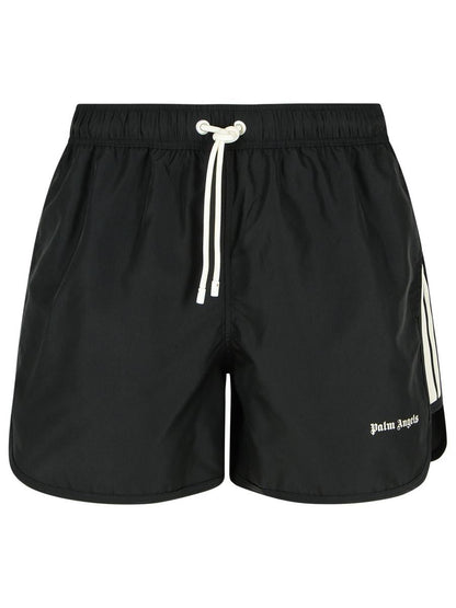 Palm Angels – Schwarzer Polyester-Badeanzug