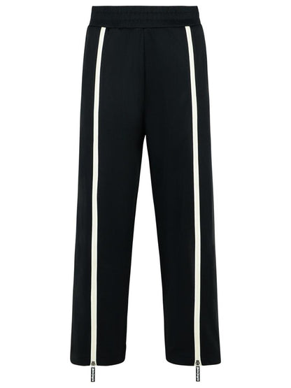 Palm Angels Track‘ Schwarze Hose aus Polyestermischung