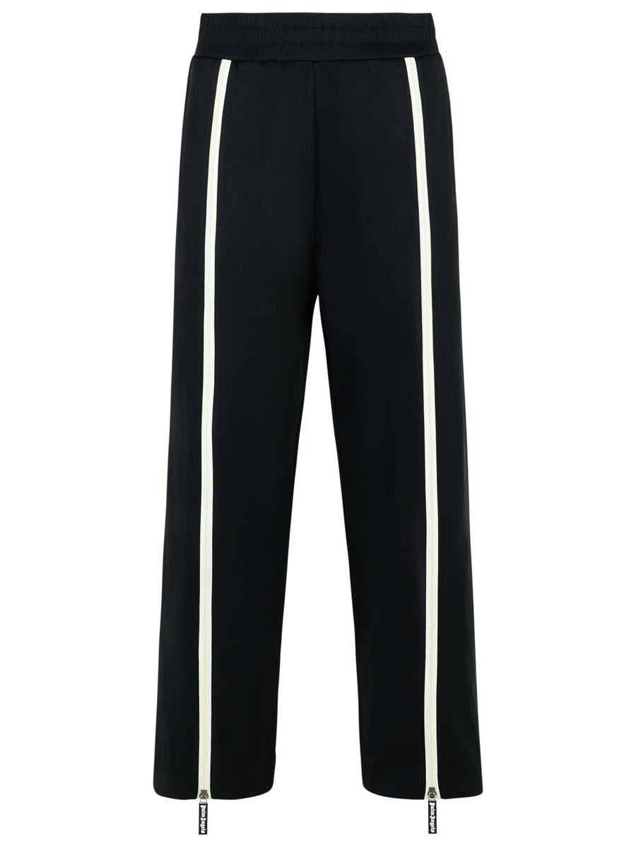 Palm Angels Track‘ Schwarze Hose aus Polyestermischung