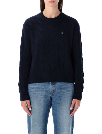 Polo Ralph Lauren – Zopfmusterpullover aus Wolle und Kaschmir