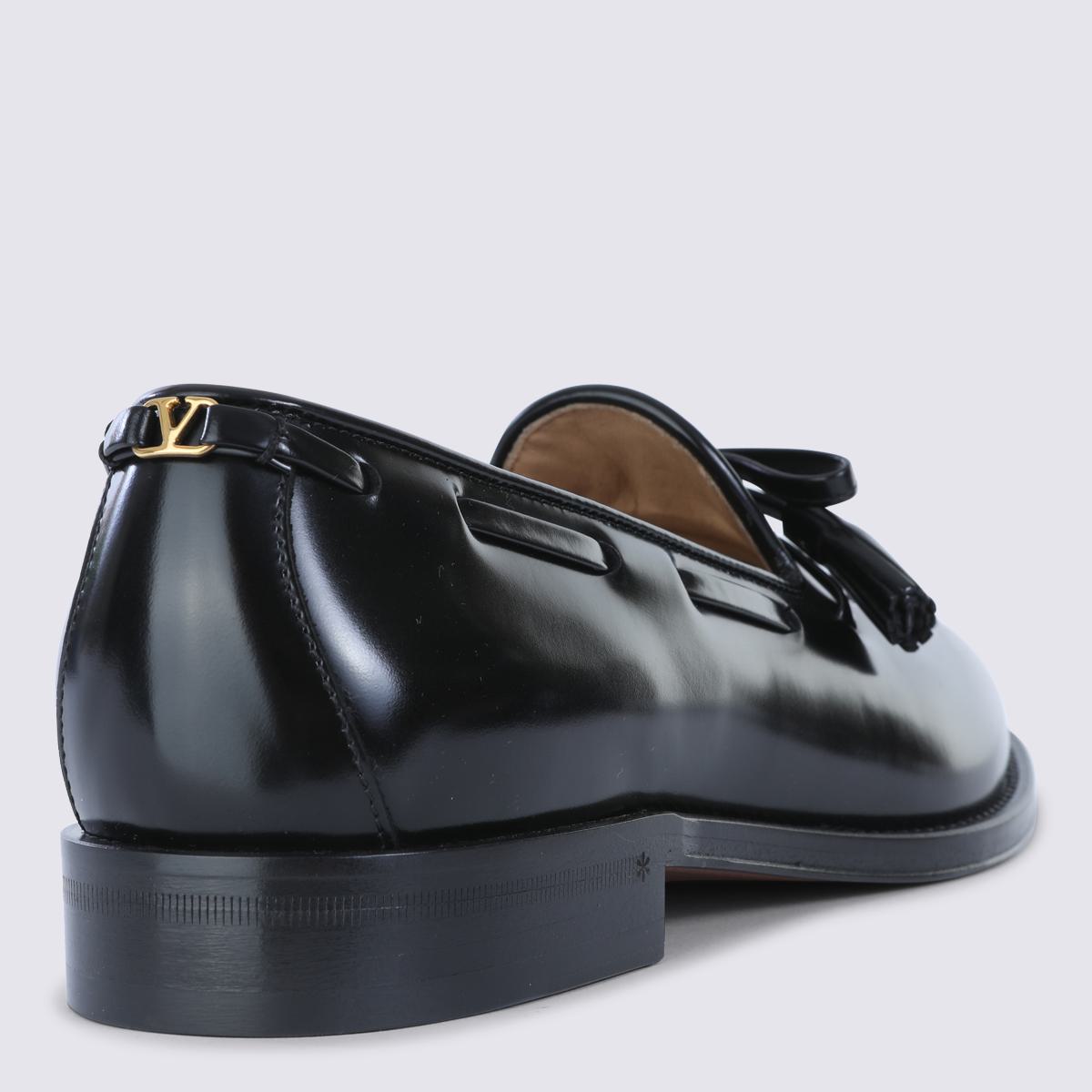 Valentino Garavani – Schwarze Leder-Loafer