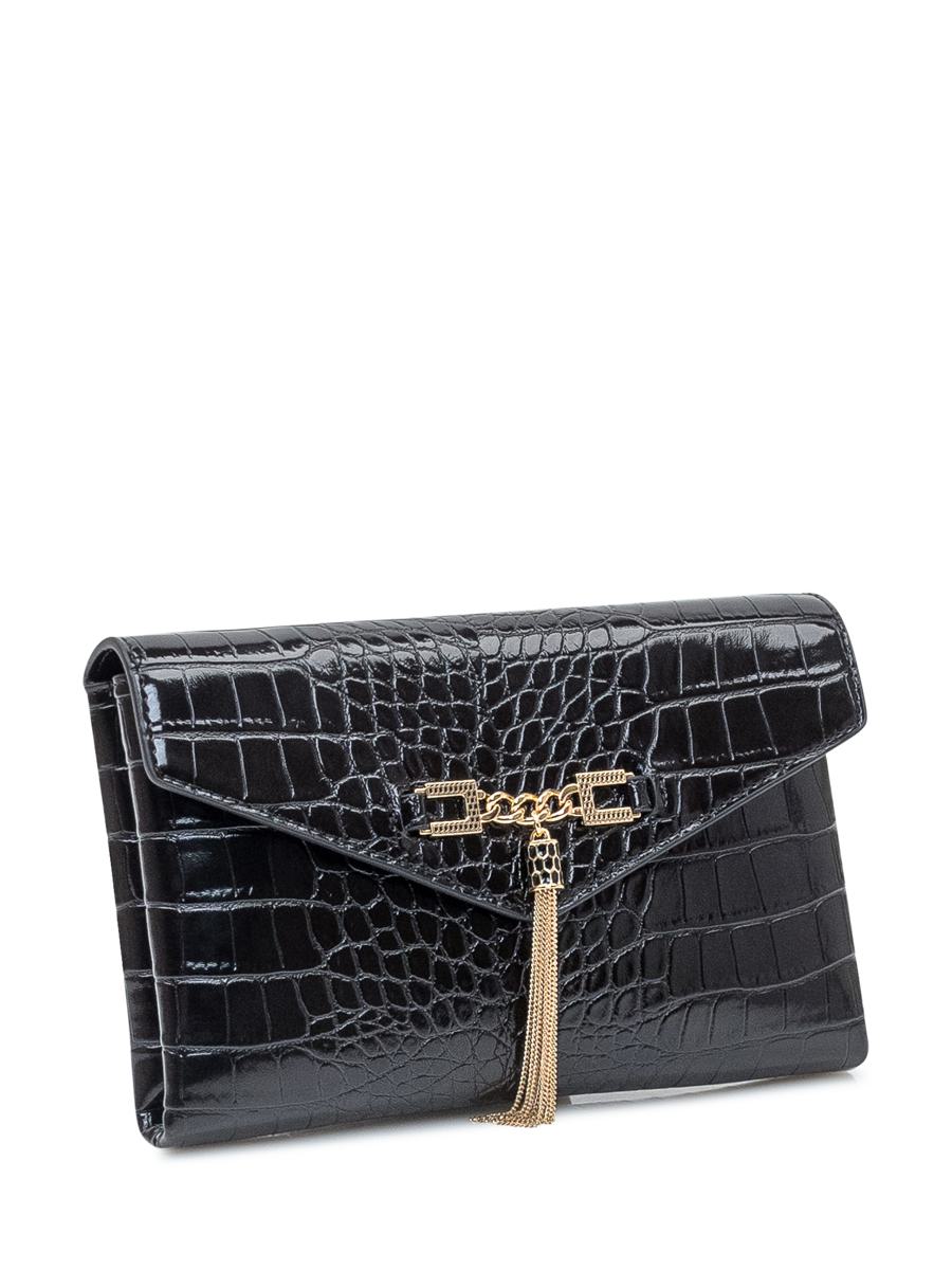 Elisabetta Franchi Elisabetta Franchi Clutch-Tasche mit Krokodileffekt