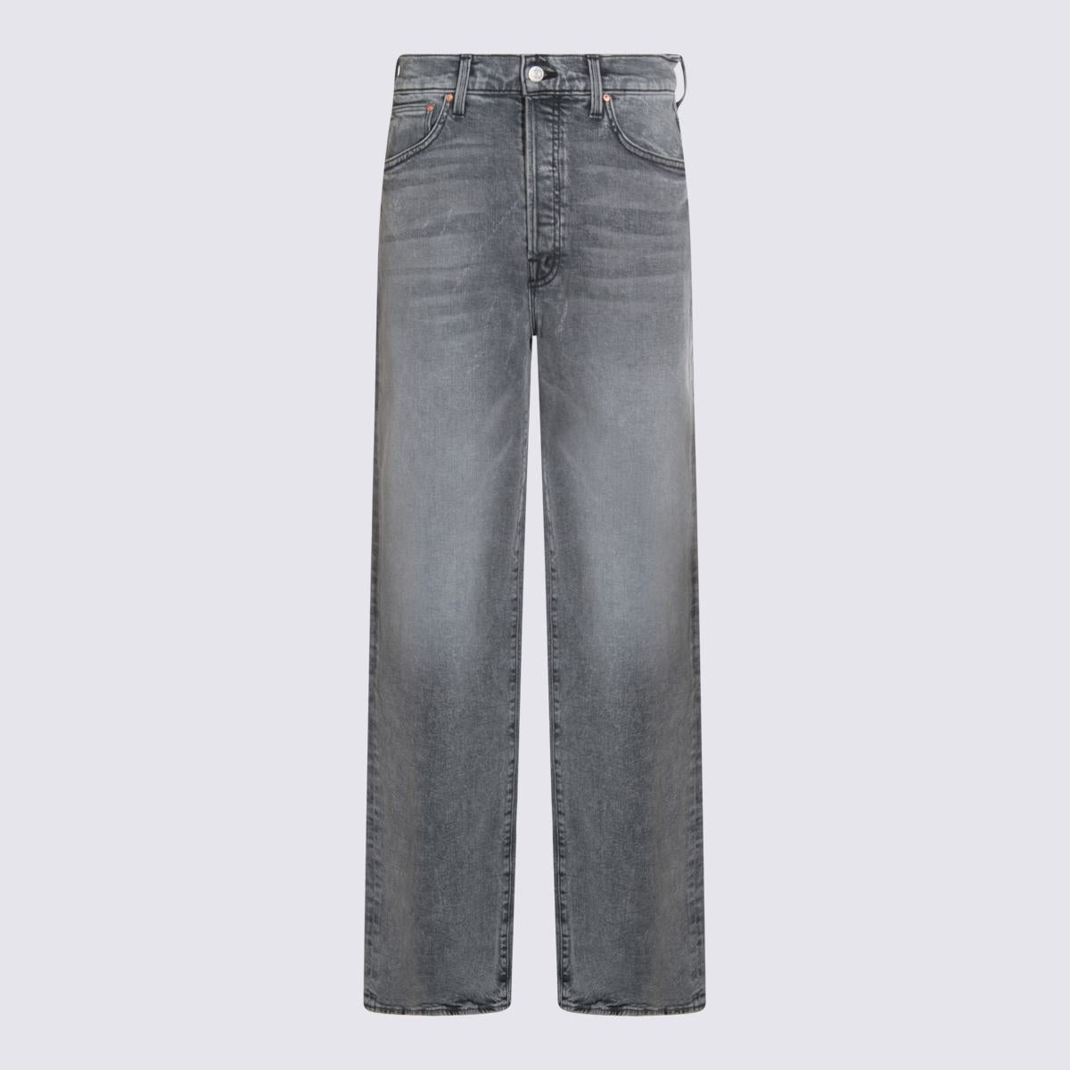 Graue Baumwolljeans von Mother
