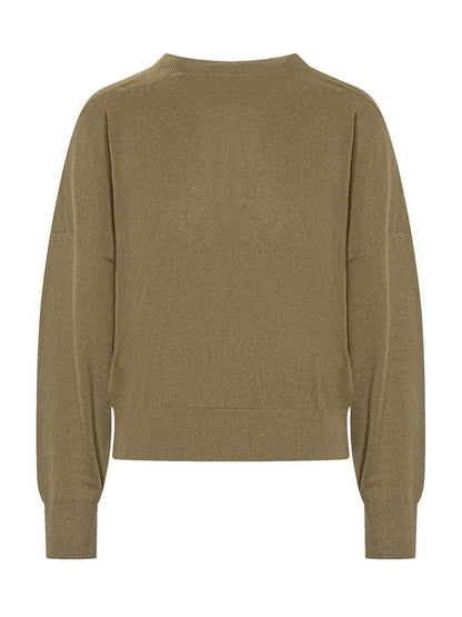 Isabel Marant Étoile Elfenbeinfarbener Pullover mit Marant Étoile-Logo