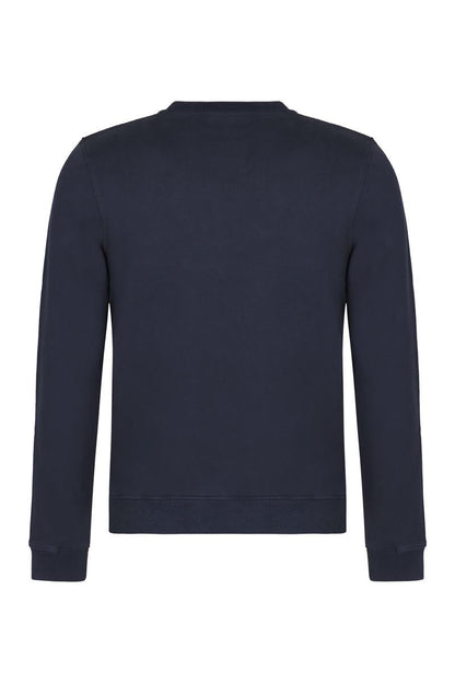 Maison Kitsuné Baumwoll-Sweatshirt mit Rundhalsausschnitt