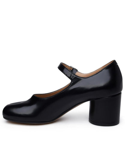 Maison Margiela Schwarze Lederpumps