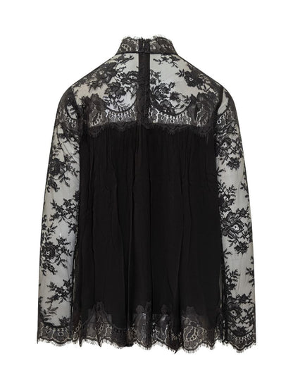 Zimmermann Zimmermann Schwarze Spitzenbluse